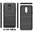 Flexi Slim Carbon Fibre Case for LG Q Stylus - Brushed Black